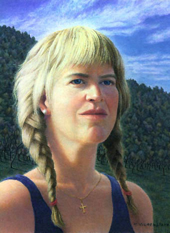 realist  oil painting.