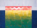 Abstract acrylic painting.
