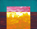Abstract acrylic painting.