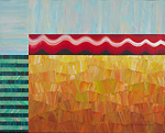 Abstract acrylic painting.