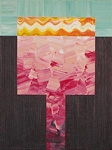Abstract acrylic painting.