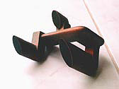 Abstract wood, paint sculpture.